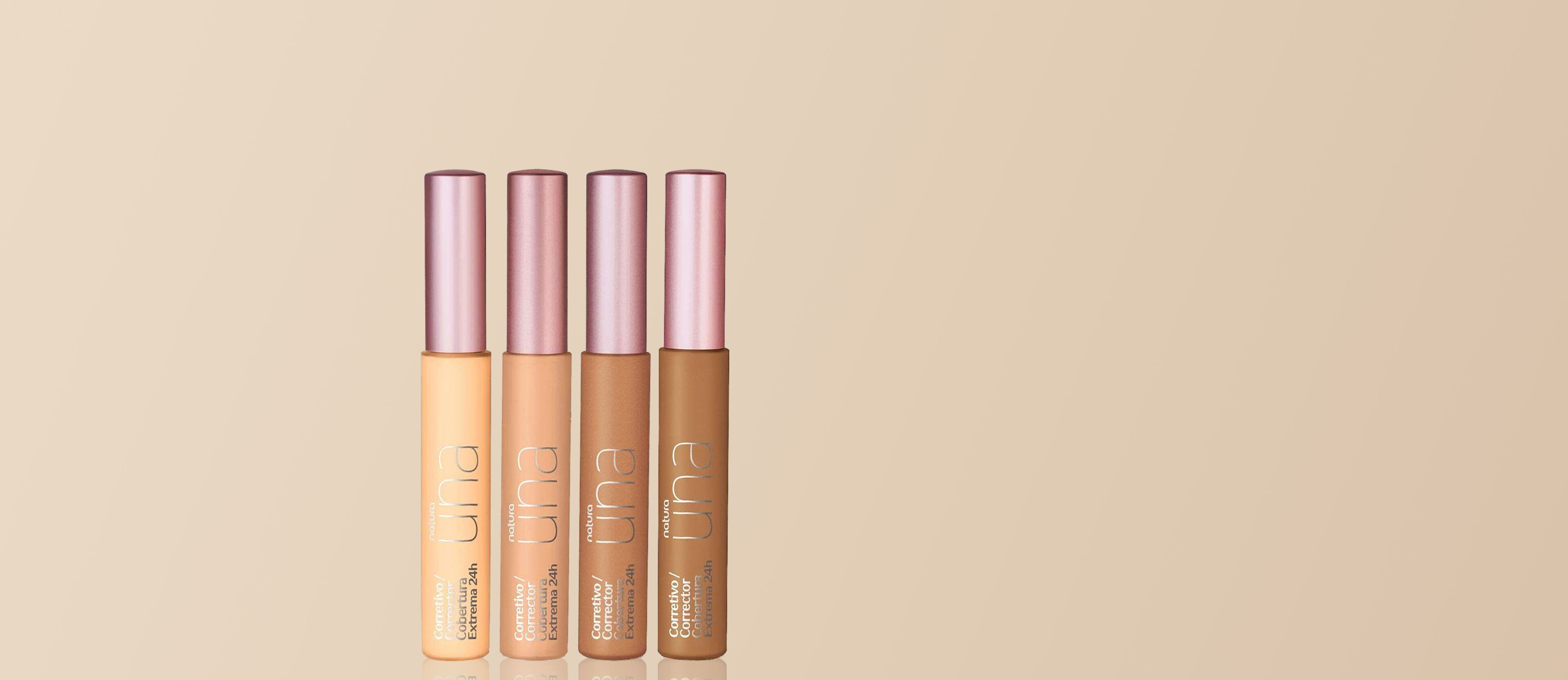 Kit Corrector Cobertura Extrema 24h Una (4 productos)