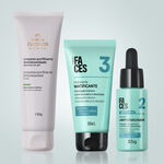 Kit Piel Grasa Faces y Chronos Derma (3 productos)