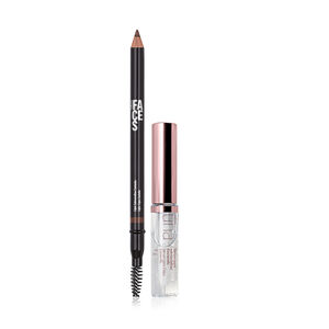 Kit Lápiz Castaño Faces y Sérum para Cejas Una (2 productos)