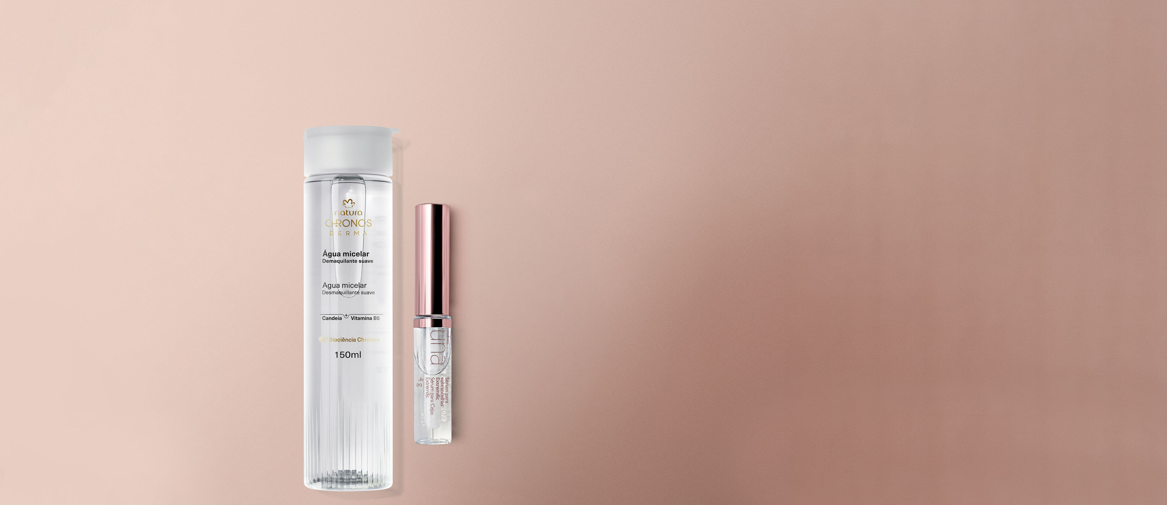 kit Agua Micelar Chronos Derma y sérum para cejas Una (2 productos)