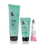 Kit Piel Grasa y Ojos Faces y Chronos Derma (3 productos)