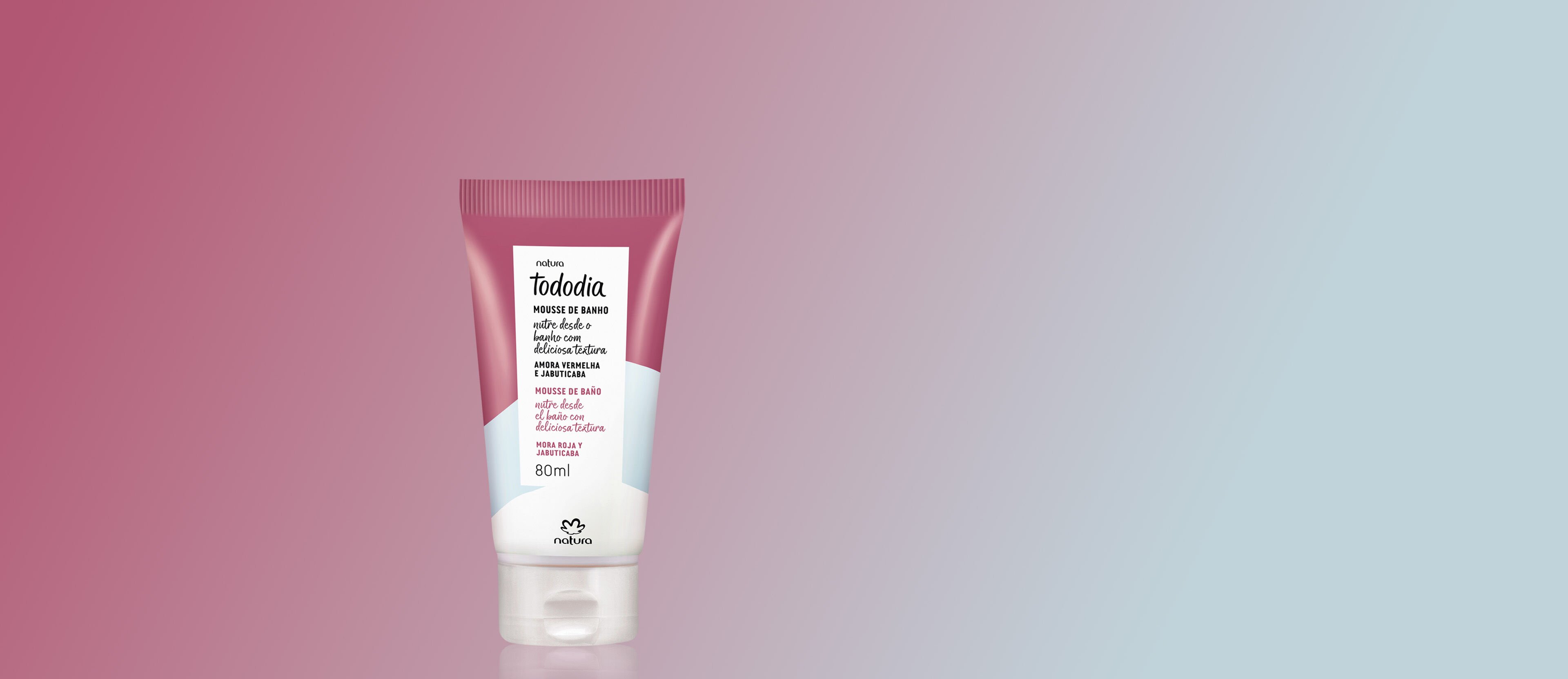 Mousse de baño Tododia Mora roja y jabuticaba
