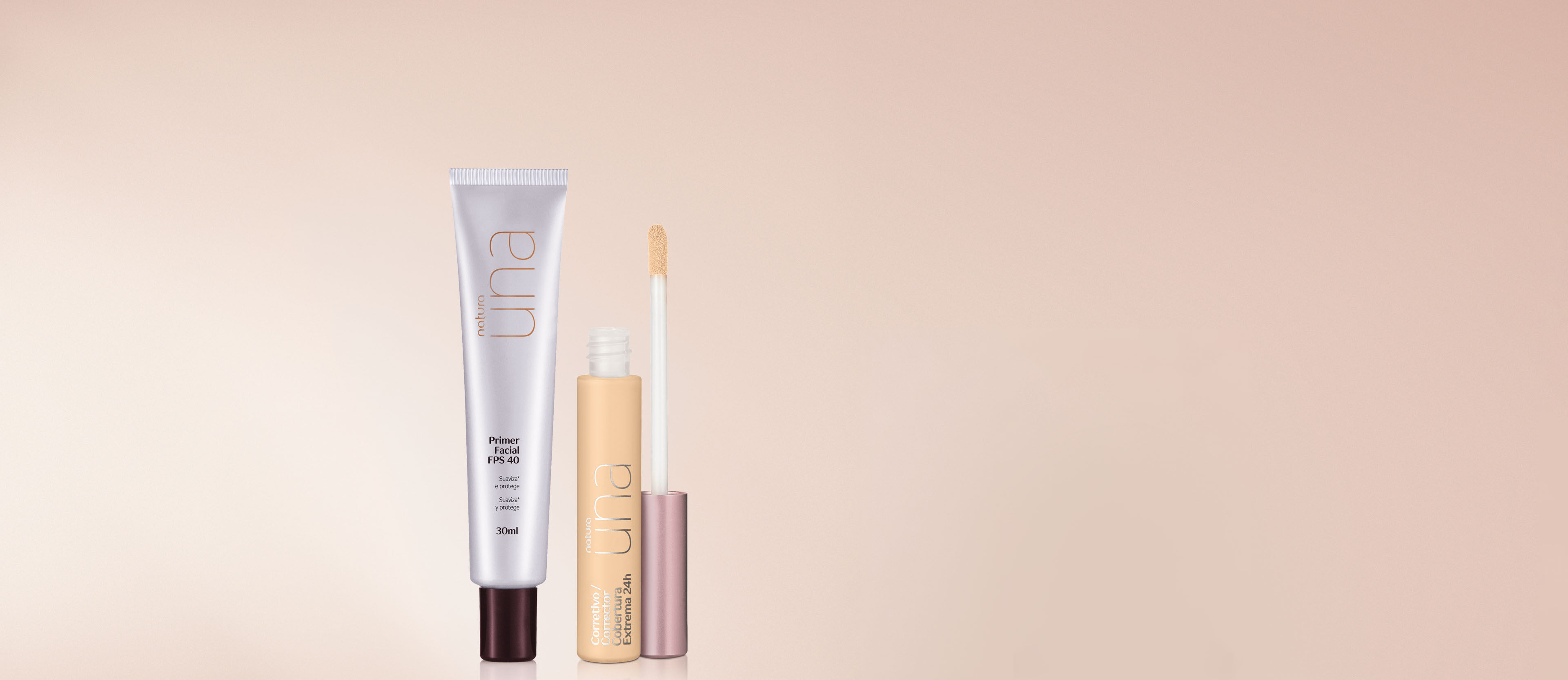 Kit Primer Facial FPS 40 y Corrector Cobertura Extrema 10 N (2 productos)