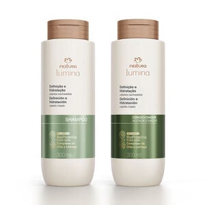 Kit Shampoo y Acondicionador Lumina Definición e Hidratación para Cabello Rizado