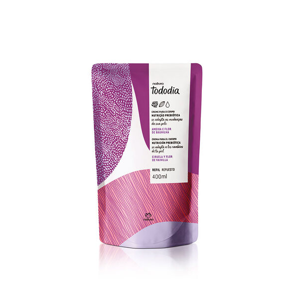 Repuesto Crema nutritiva para el cuerpo ciruela y flor de vainilla