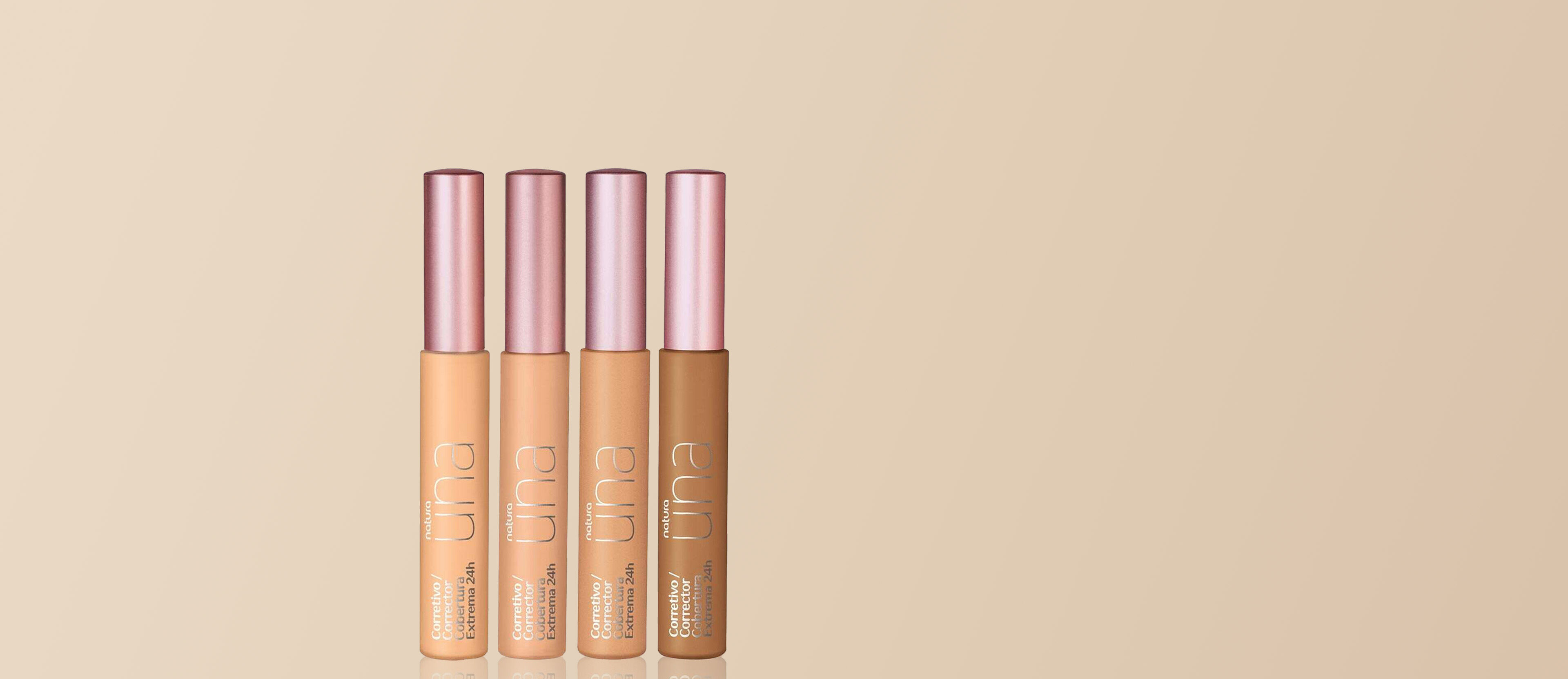 Kit Corrector Cobertura Extrema 24h Una (4 productos)