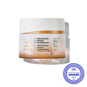Crema antiseñales fortalecimiento y nutrición 80+ día Chronos Derma - 40g