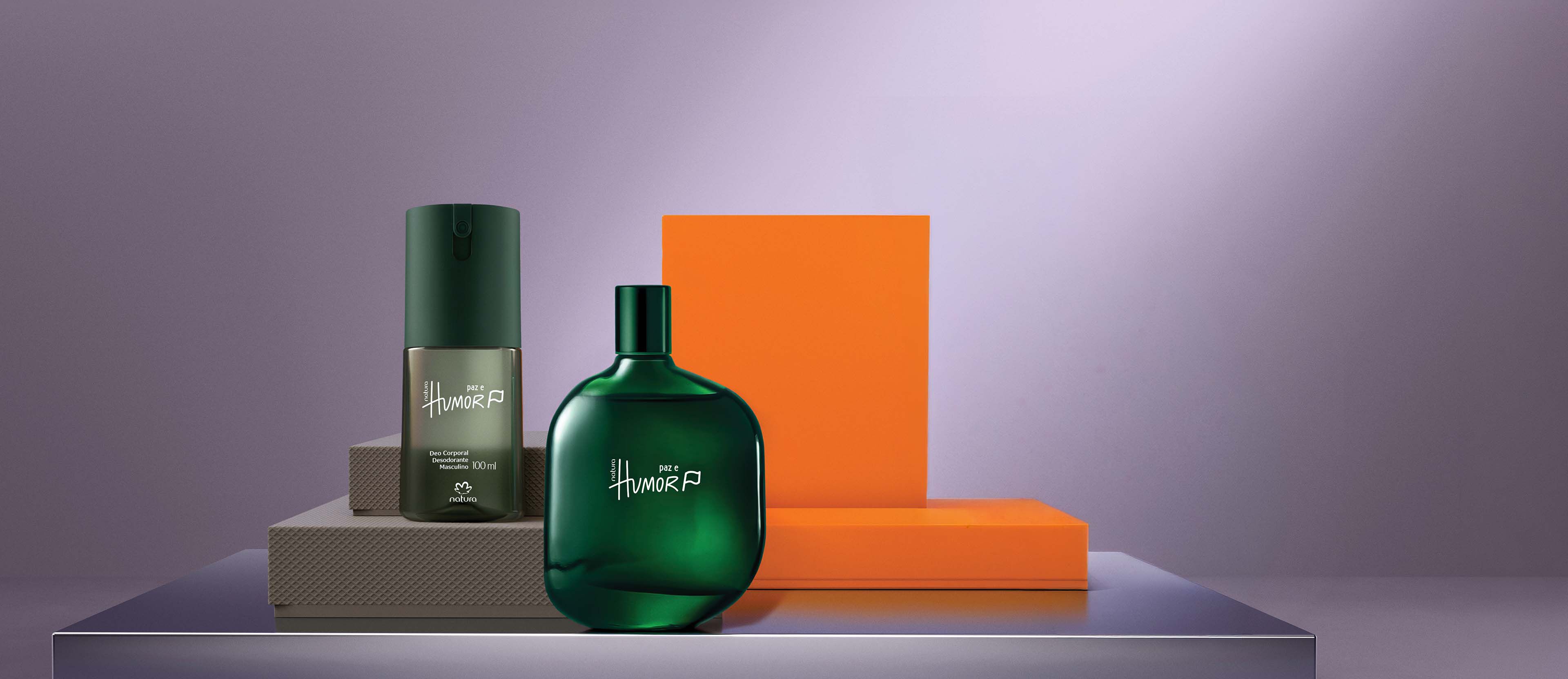 Kit Eau de Toilette + Desodorante corporal masculino Paz e Humor