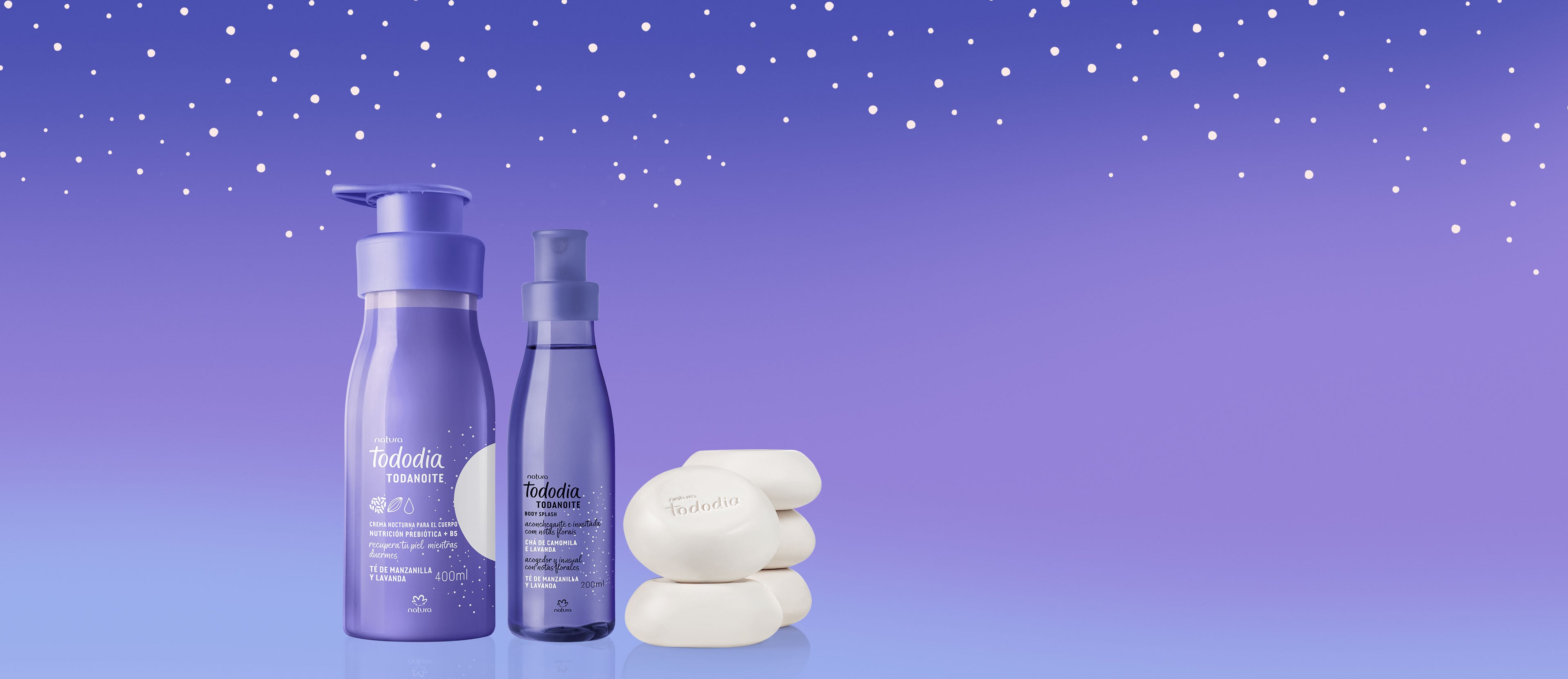 Kit Tododia Té de Manzanilla y Lavanda Baño, Hidratación y fragancia