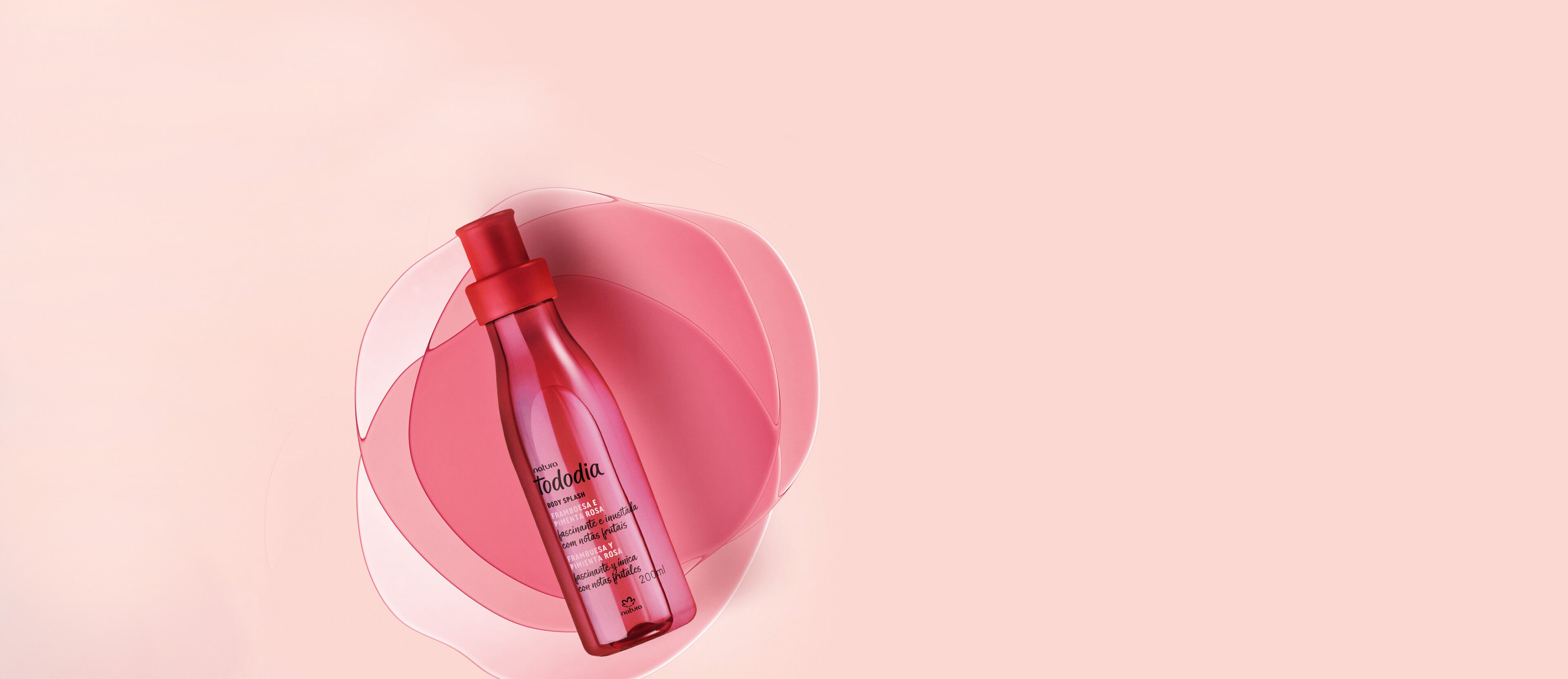 Tododia Body splash frambuesa y pimienta rosa 200 ml