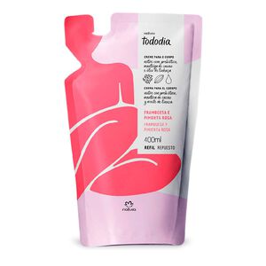 Repuesto Tododia Hidratante corporal frambuesa y pimienta rosa 400 ml