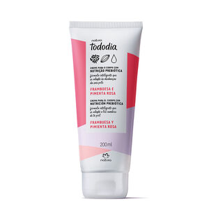 Tododia Crema nutritiva para el cuerpo frambuesa y pimienta rosa 200 ml