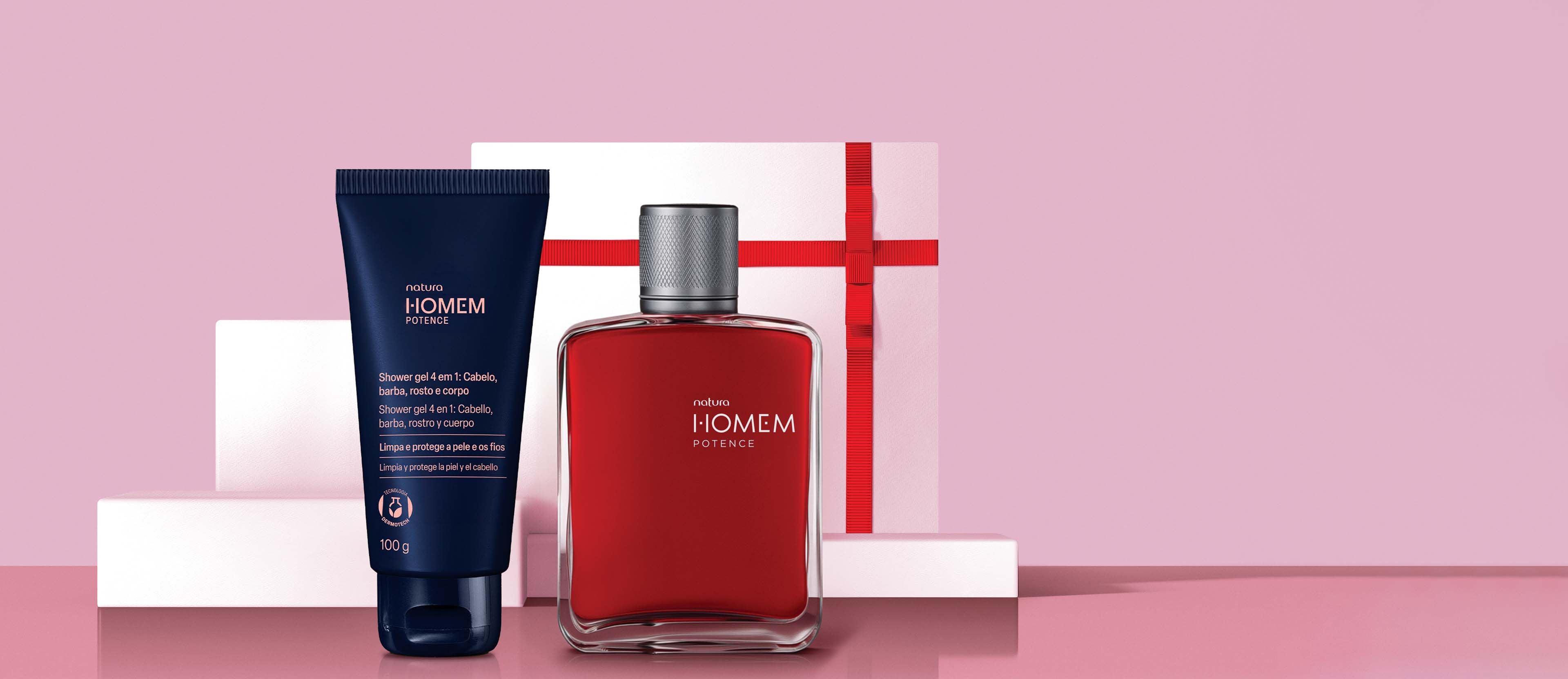 Kit Regalo Homem Potence + Jabon Liquido