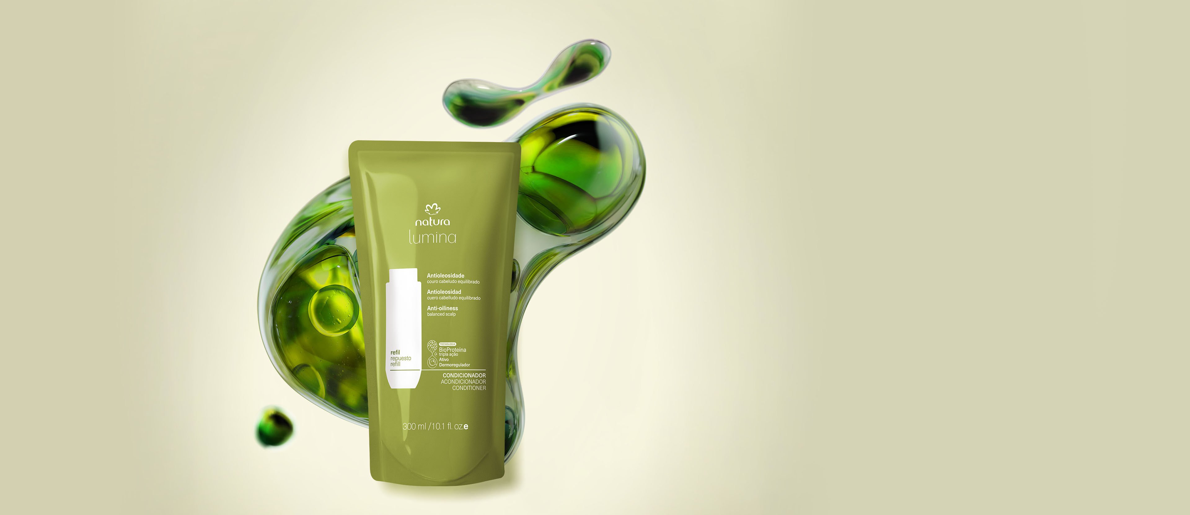 Repuesto Lumina Acondicionador Leve antioleosidad y equilibrio 300 ml