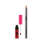 Kit Lip Combo Labial y Lápiz Faces Rojo