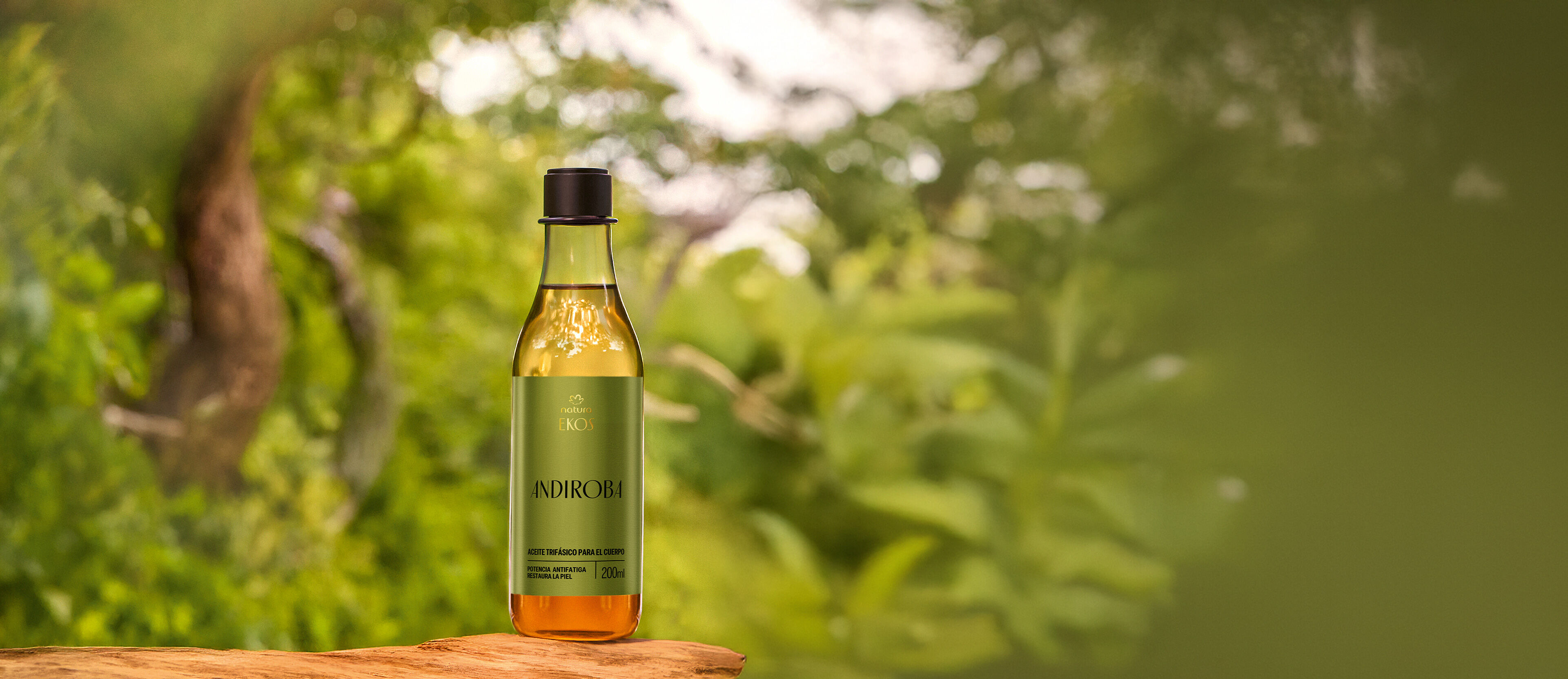Aceite Trifásico Desodorante Corporal Ekos Andiroba
