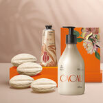 Regalo Madres Cacao (1 crema corpoal + 1 caja jabones barra tallados + 1 crema manos)