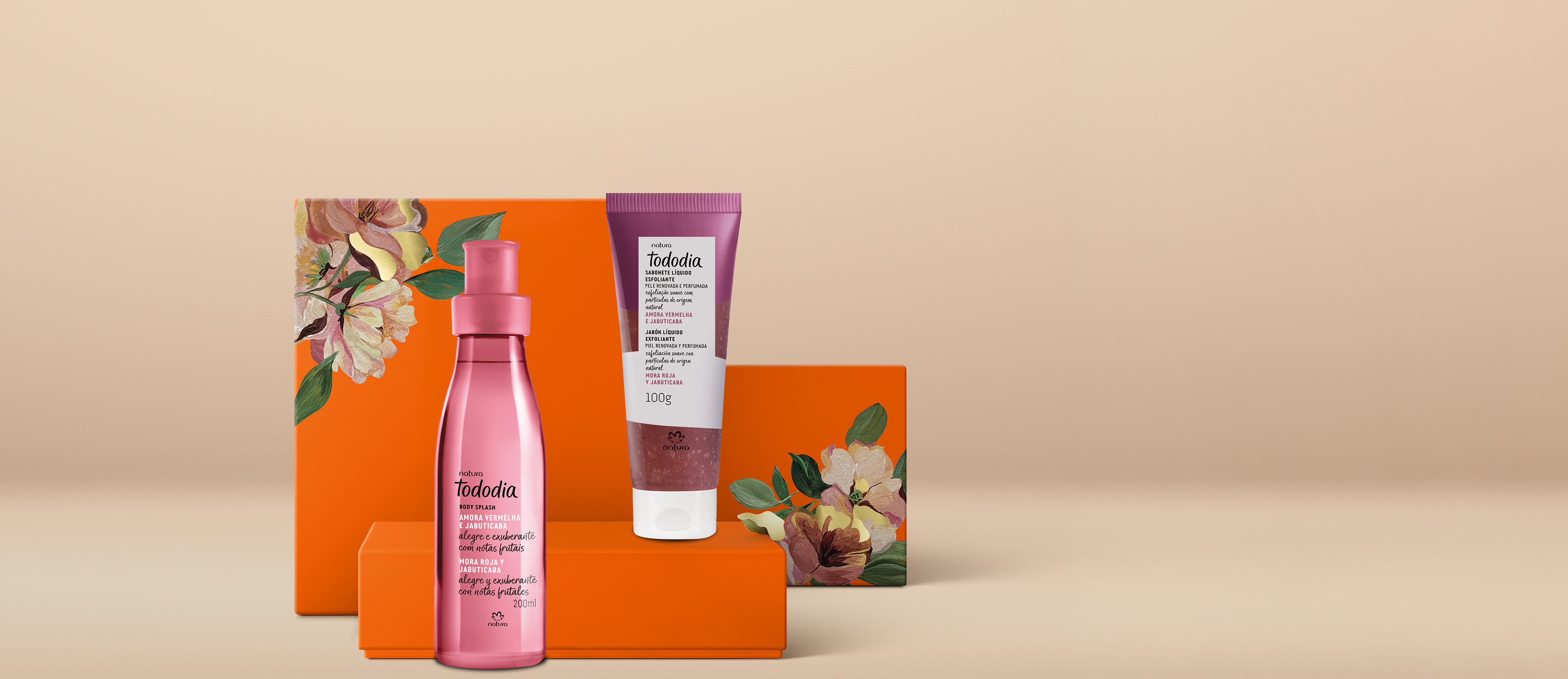 Regalo Madres Tododia Mora Roja y Jabuticaba (1 body splash + 1 jabón exfoliante)