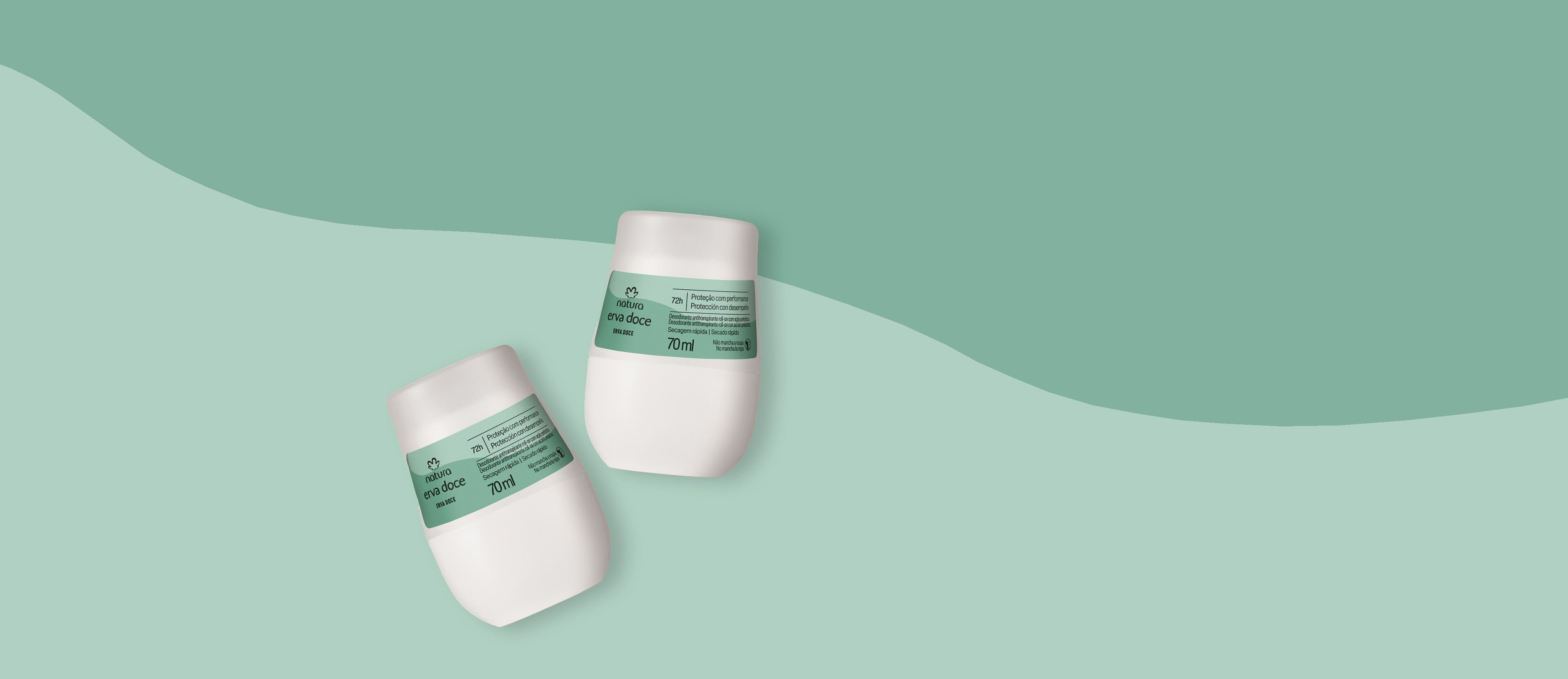 Kit Erva Doce Desodorante Roll-on (2 unidades)