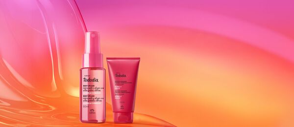 Kit Body Splash e Iluminador Corporal Bronceado Intenso Tododia Acerola e Hibisco
