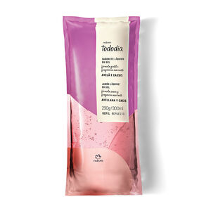 Repuesto Tododia Jabón líquido en gel avellana y casis 300 ml