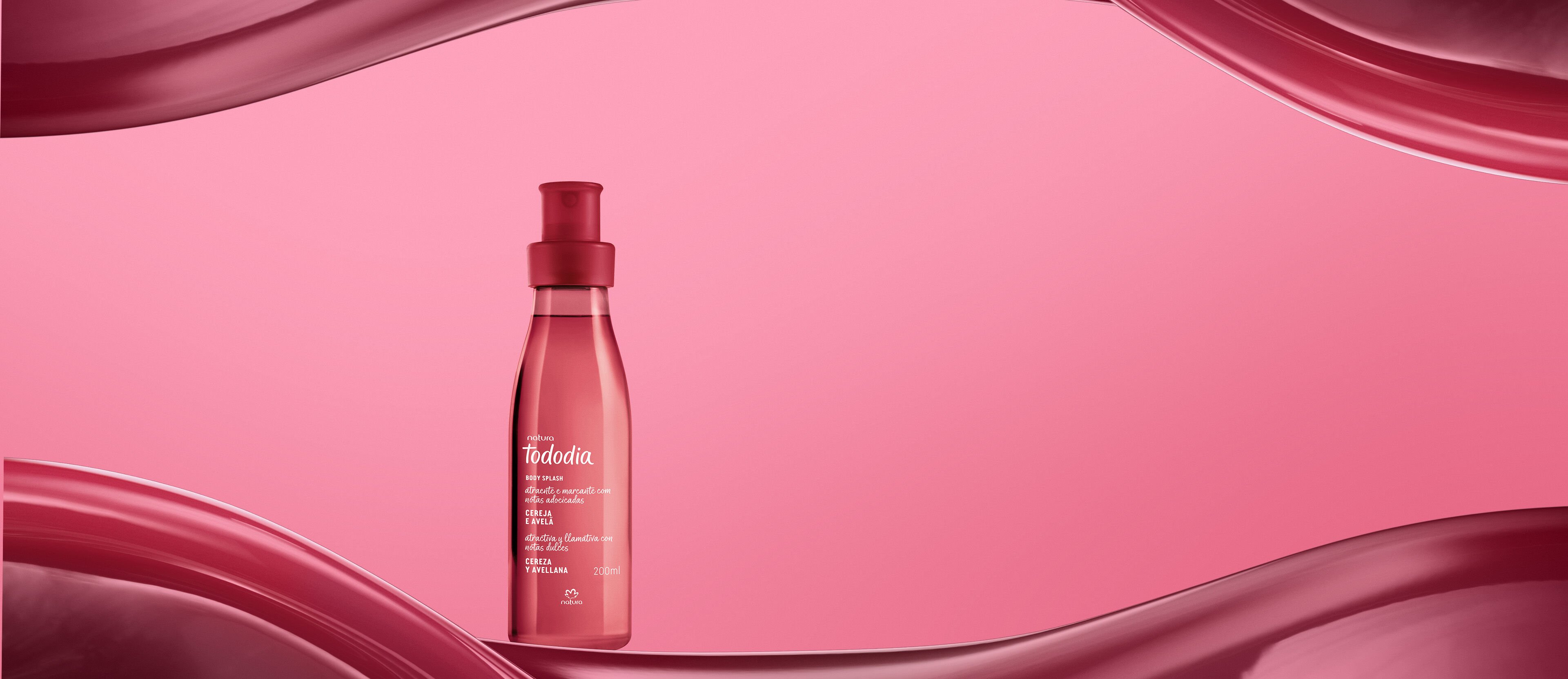 Body splash Cereza y Avellana Tododia 200ml