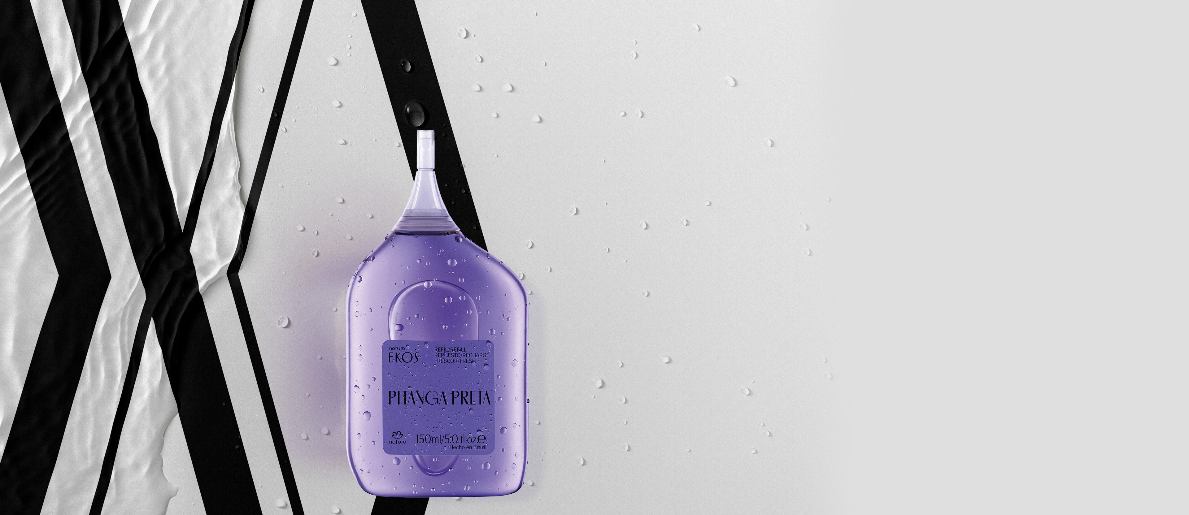 Repuesto Ekos Frescor eau de toilette pitanga preta 150 ml