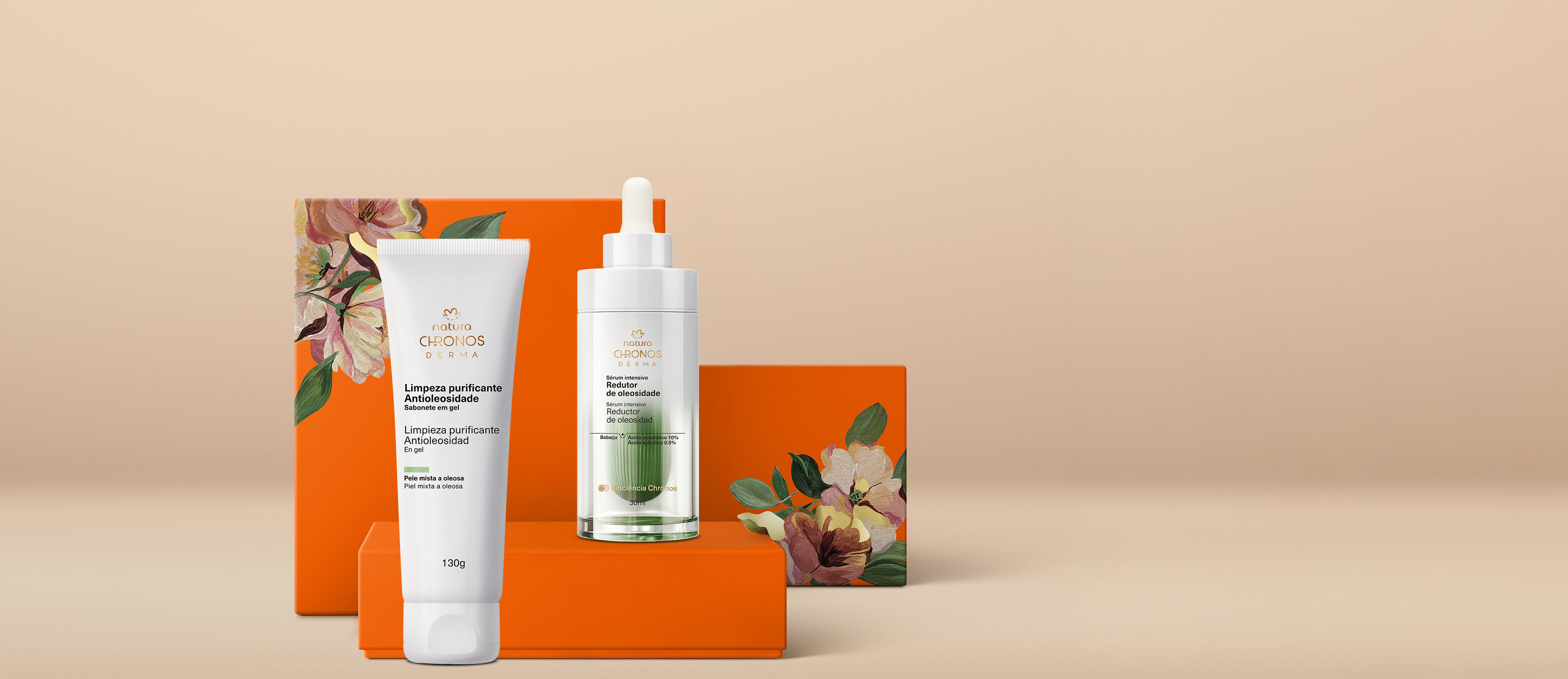 Regalo Madres Limpieza Facial y Sérum Antioleosidad Chronos Derma