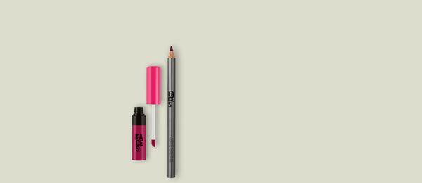 Kit Lip Combo Labial y Lápiz Faces Vino