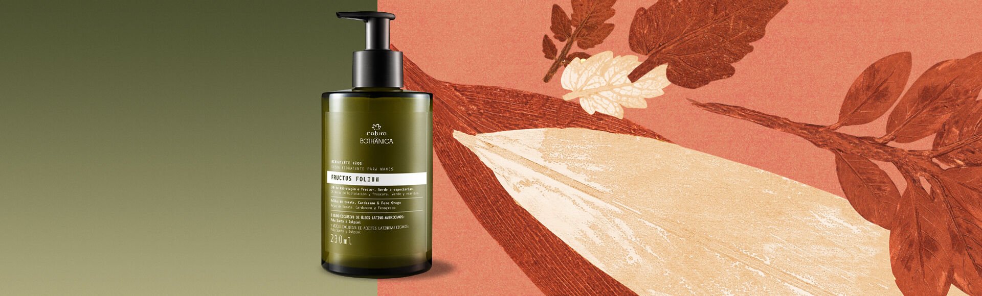 Hidratante de manos Natura Bothanica Fructus Folium