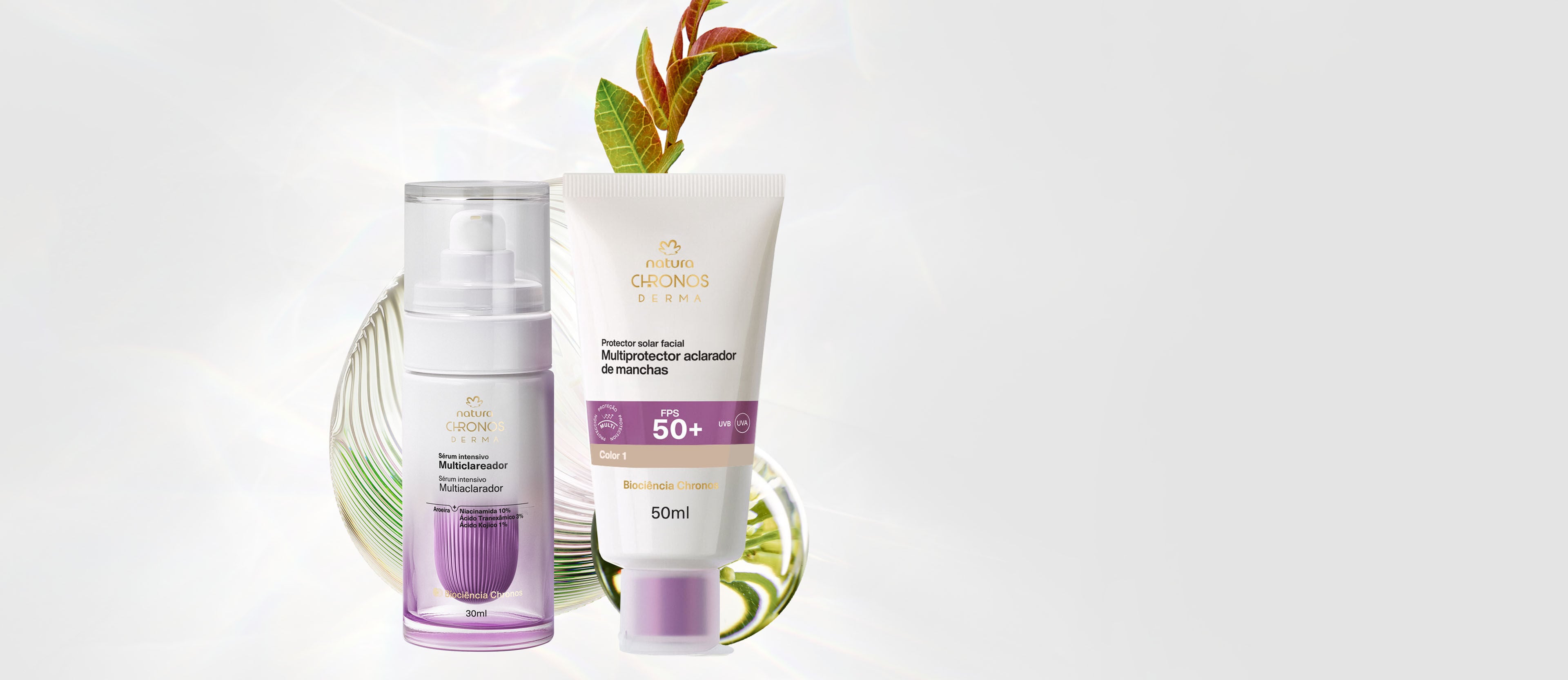 Kit Sérum Intensivo y Multiprotector Color 1 Chronos Derma (2 productos)
