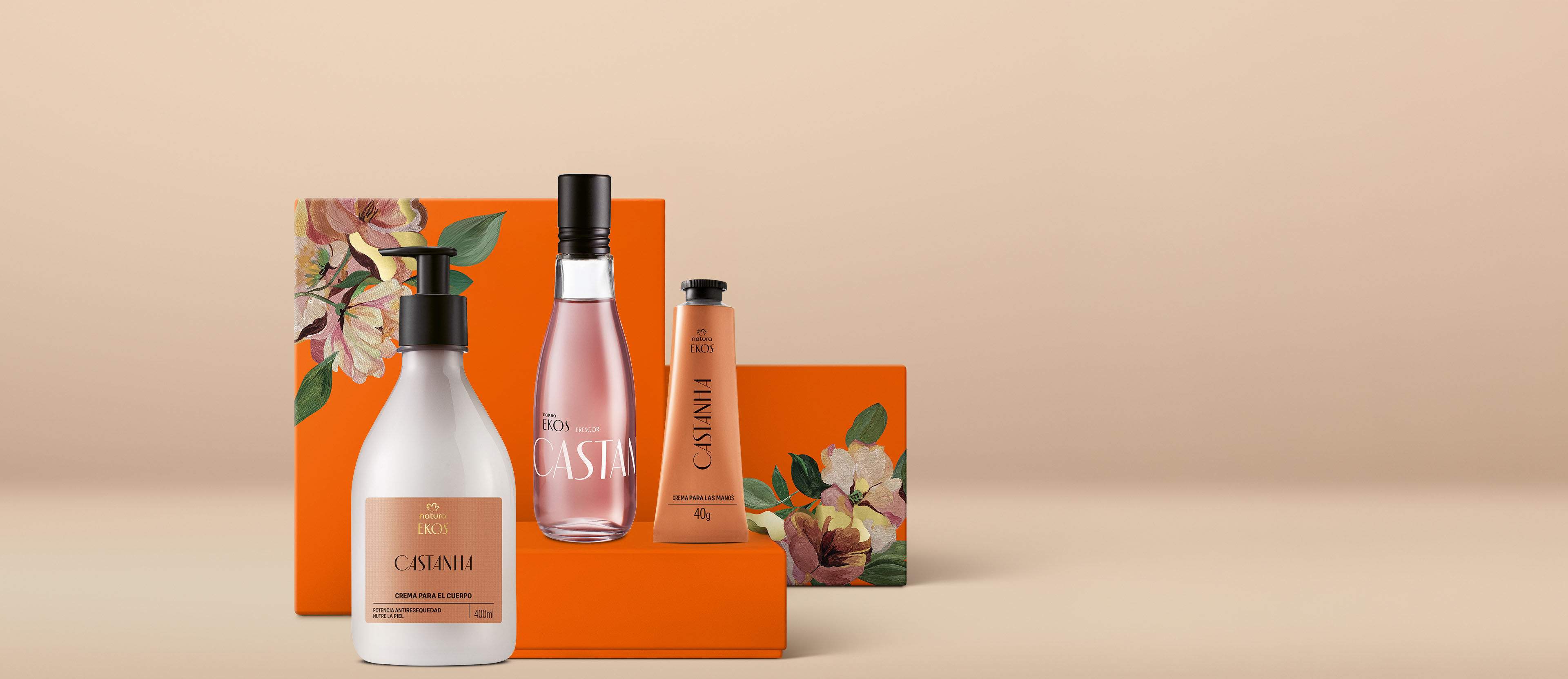 Regalo Madres Ekos Castaña (1 crema cuerpo + 1 crema manos + 1 EDT)