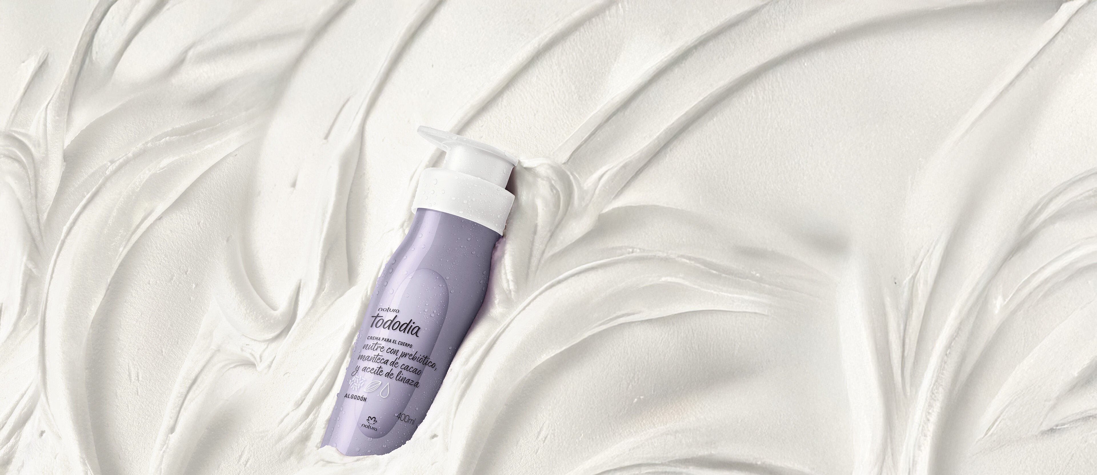 Crema Nutritiva para el Cuerpo Tododia Algodón