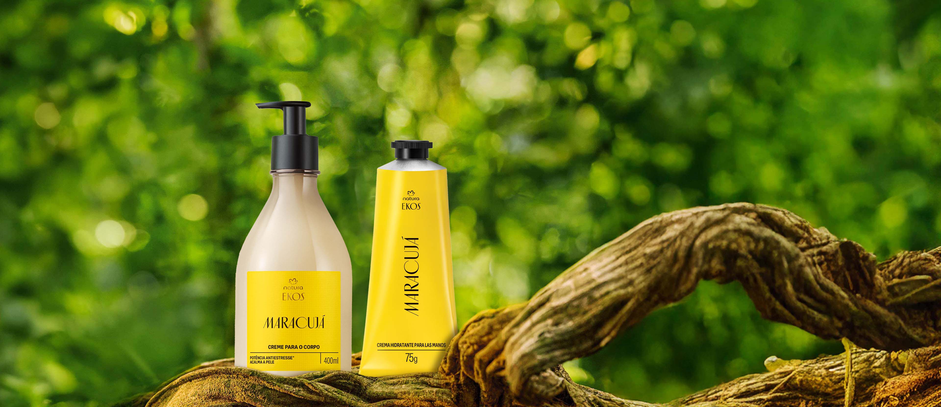 Kit Crema para el Cuerpo y Manos Ekos Maracuyá