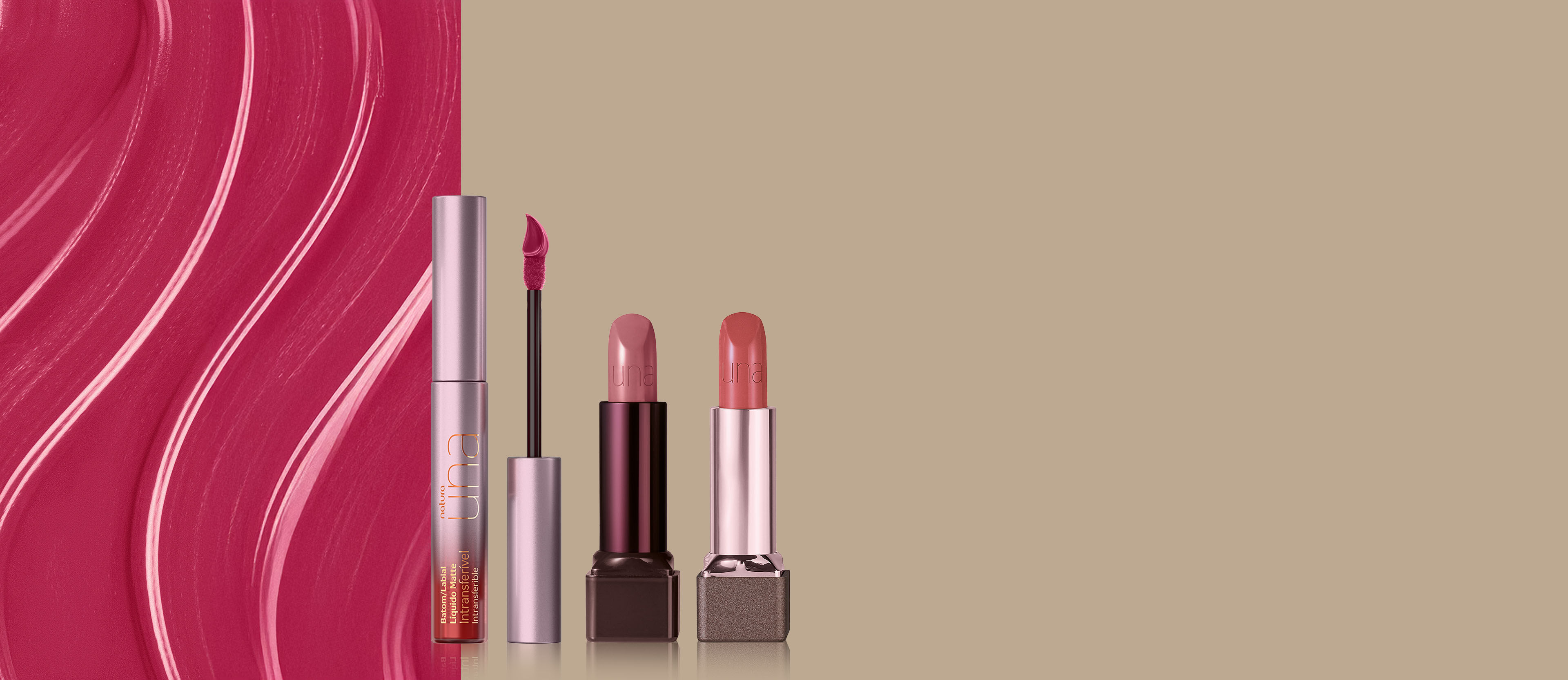 Kit Trío Labiales Rosé Una