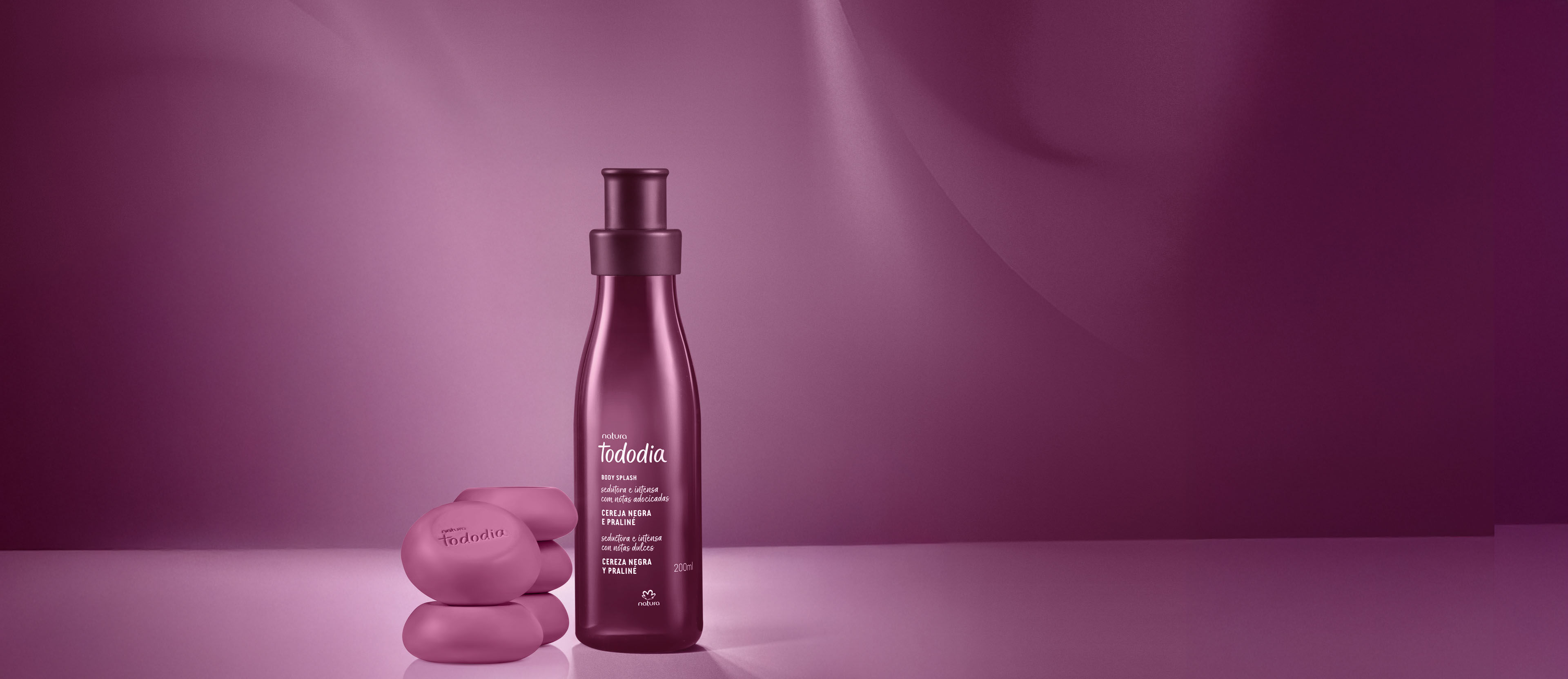 Kit de Baño y Perfumación Tododia Cereza Negra y Praliné (2 productos)