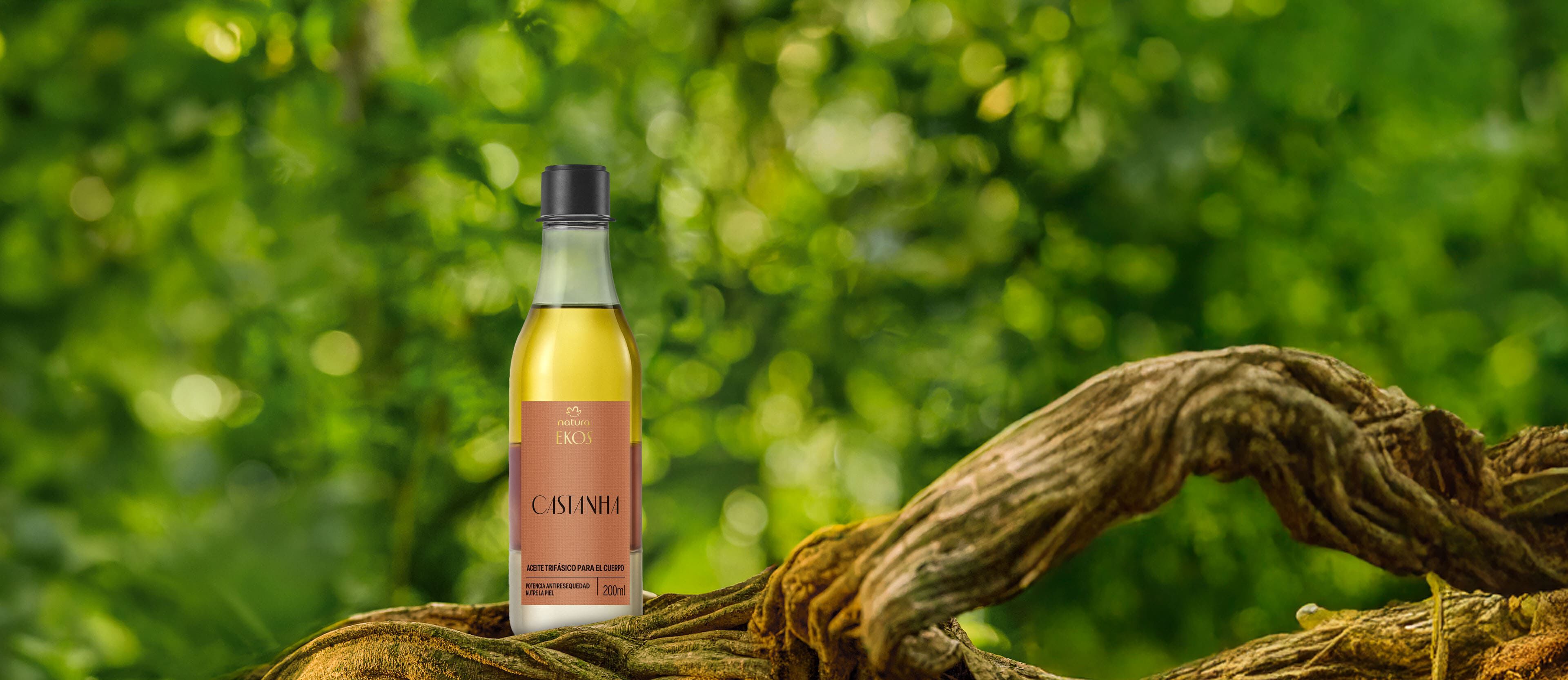 Aceite Trifásico Corporal Ekos Castaña