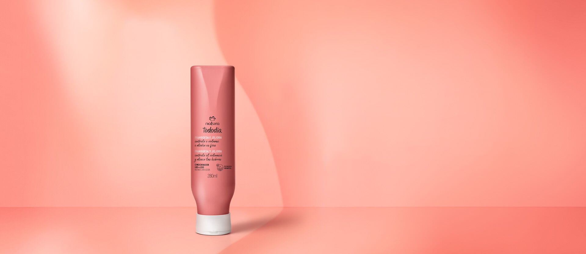 Acondicionador Liso+Liso Frambuesa y Jojoba Tododia