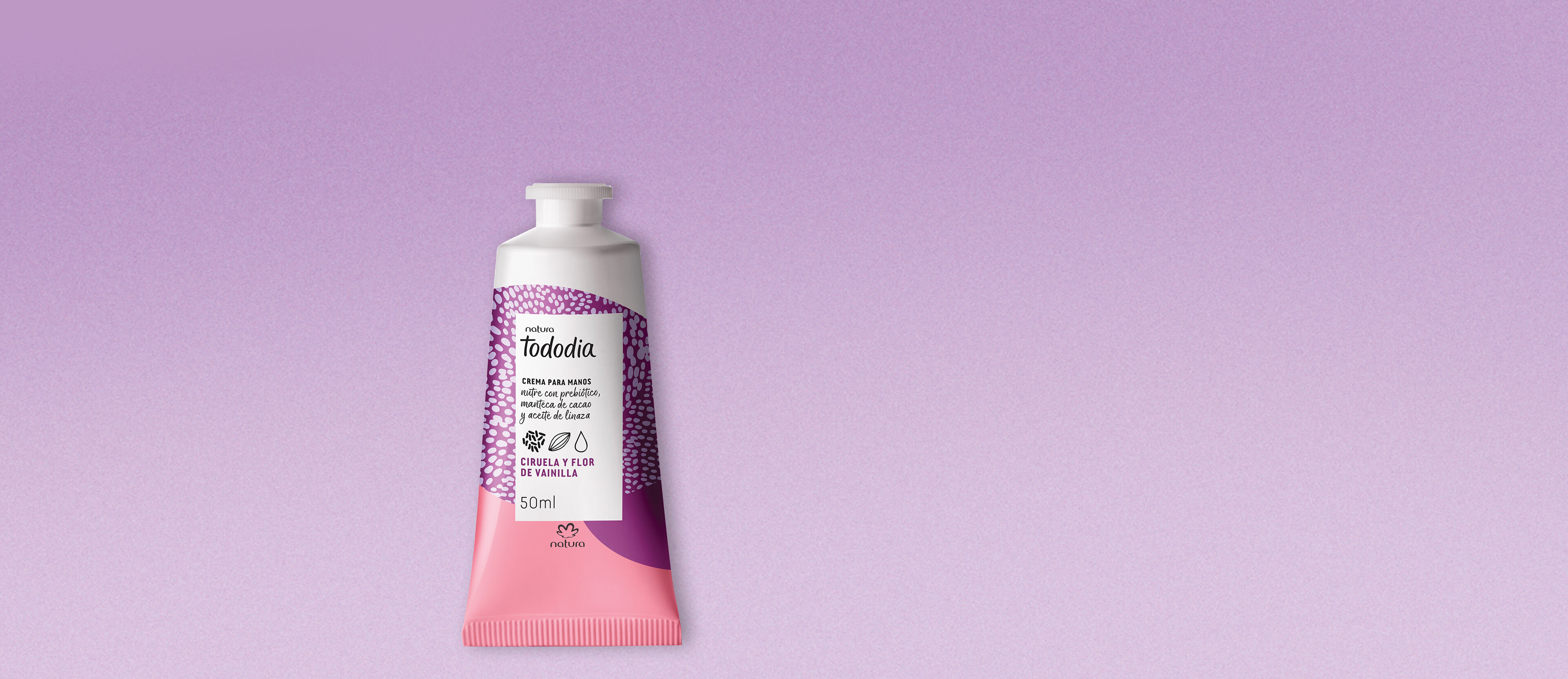 Crema Nutritiva para Manos Ciruela y Flor de Vainilla