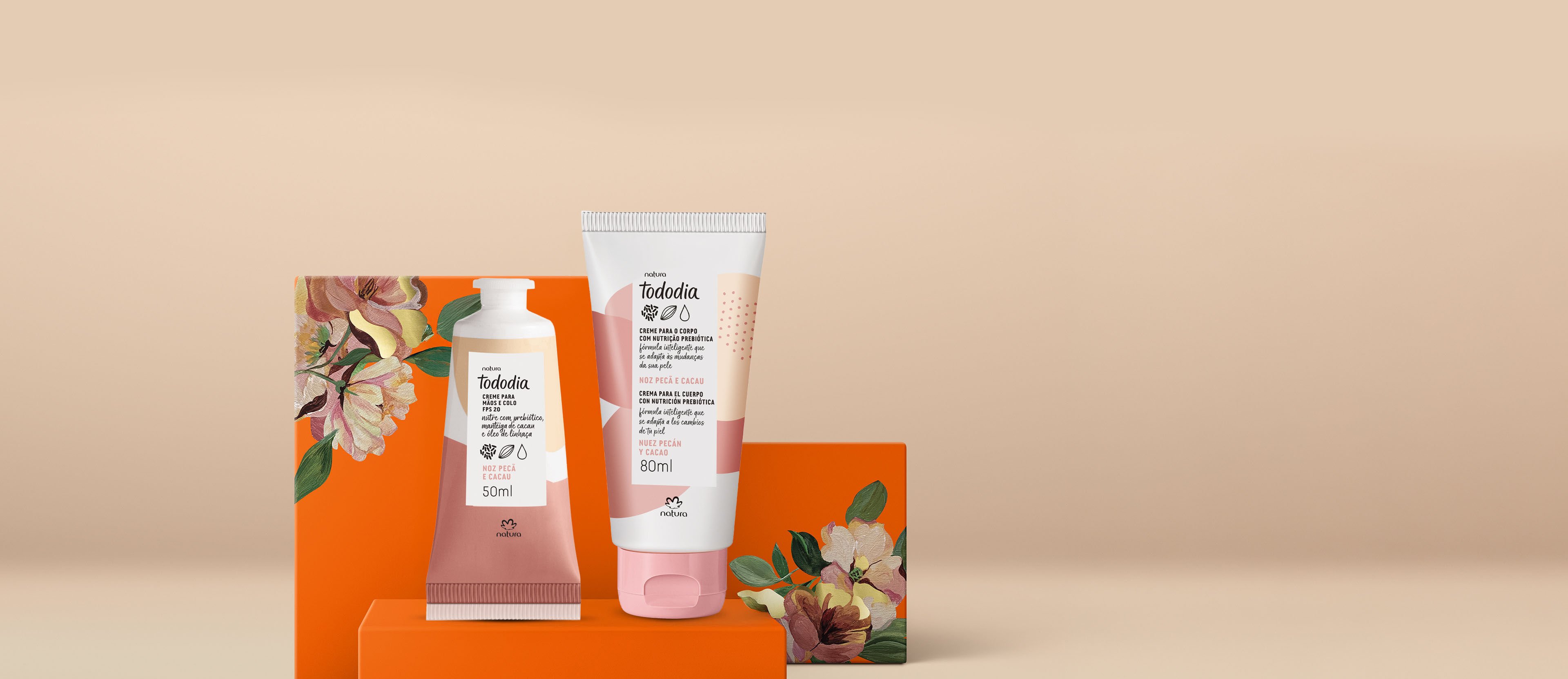 Regalo Madres Tododia Nuez Pecán y Cacao (1 crema cuerpo + 1 crema manos)