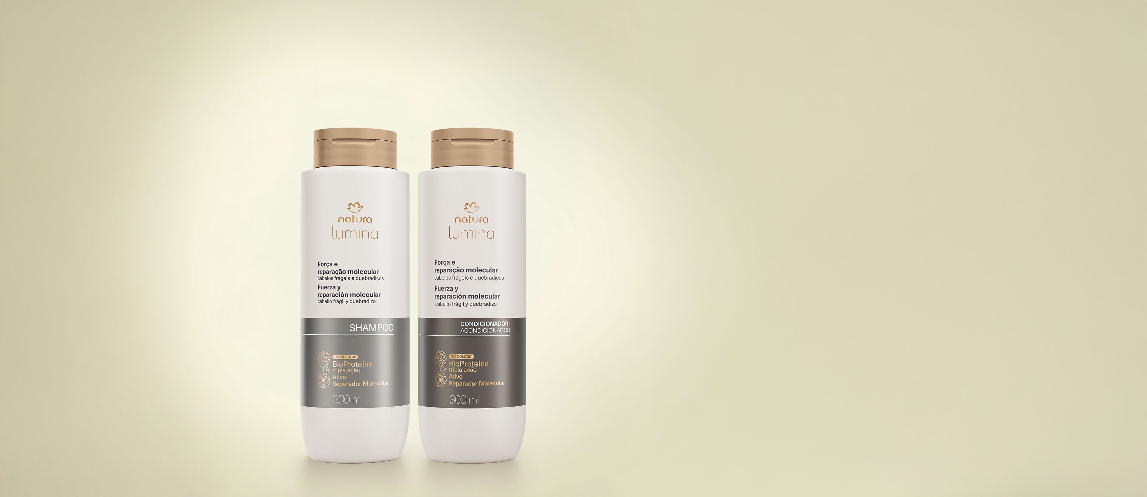 Kit Shampoo y Acondicionador Lumina Restauración y Fuerza Básico