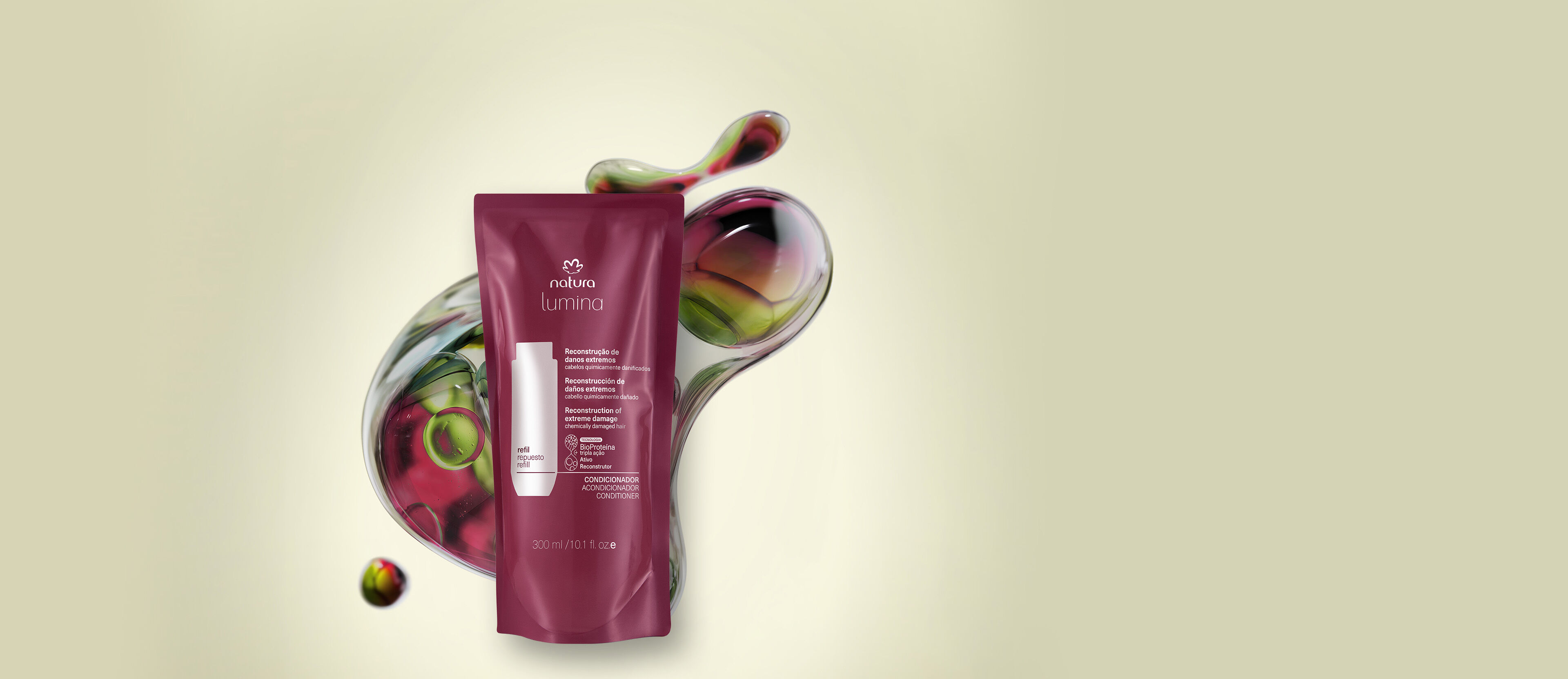 Repuesto Lumina Acondicionador provitalidad reconstrucción de daños extremos 300 ml