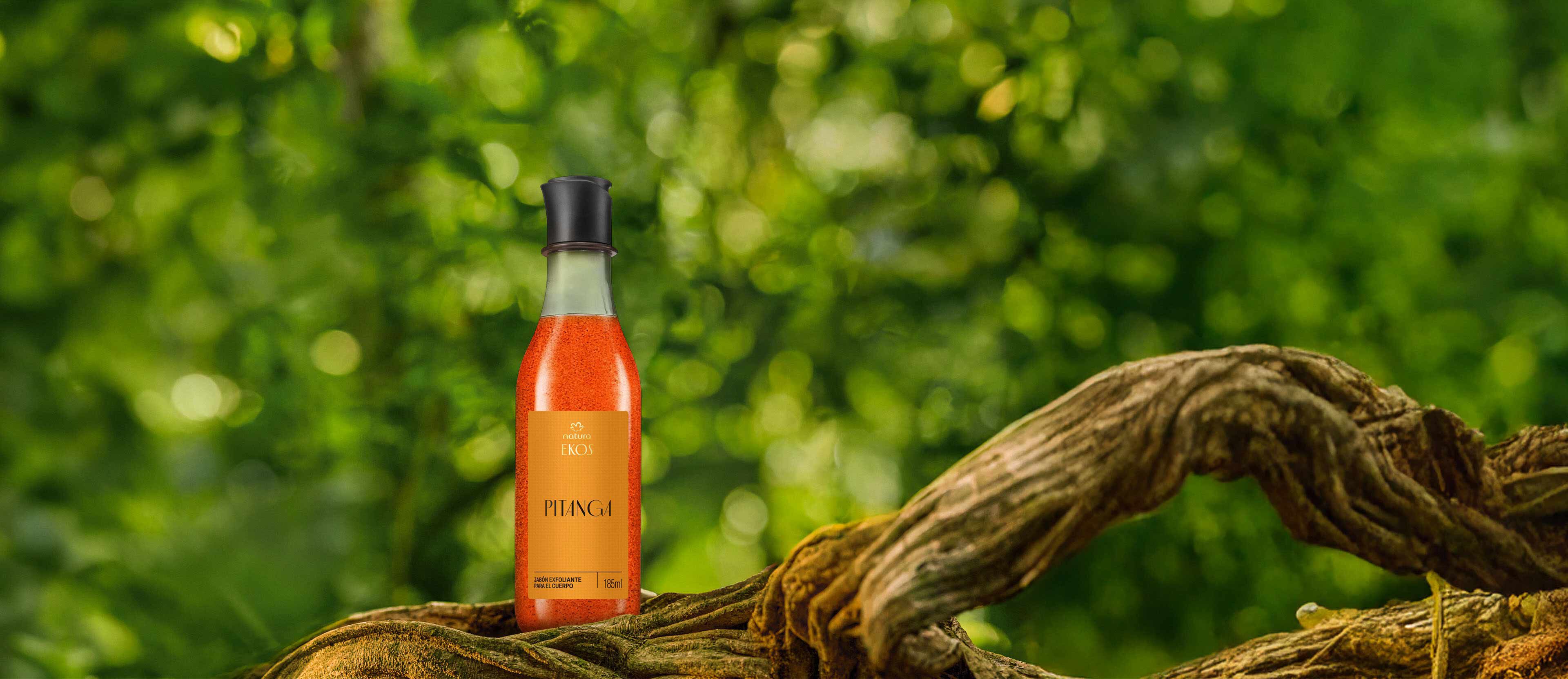 Jabón Líquido Exfoliante para el Cuerpo Ekos Pitanga