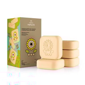 Naturé Jabones en barra cuadraditos cuadraditos Caja con 5 unidades de 90 g c/u