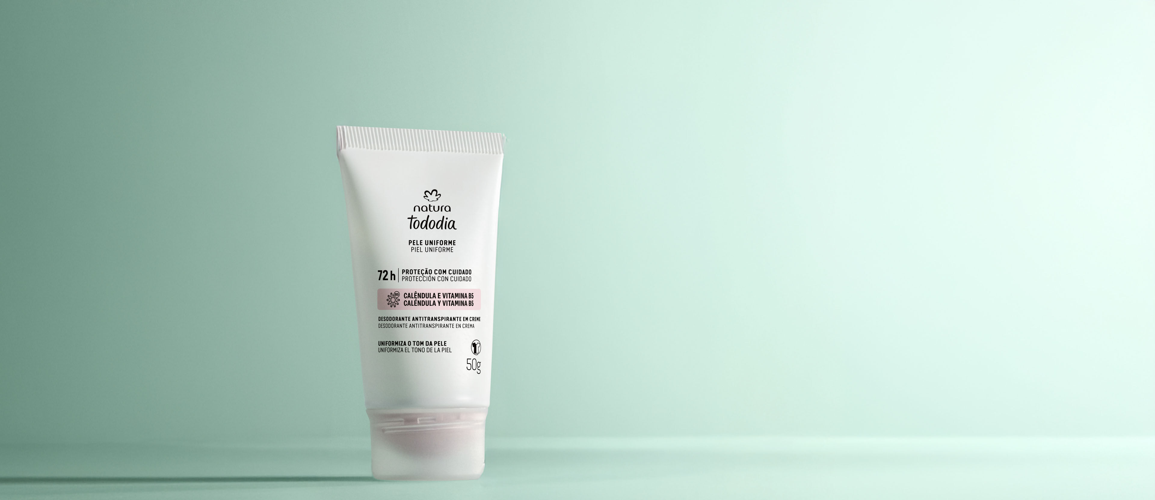 Desodorante Antitranspirante en Crema Tododia Piel Uniforme 50 g
