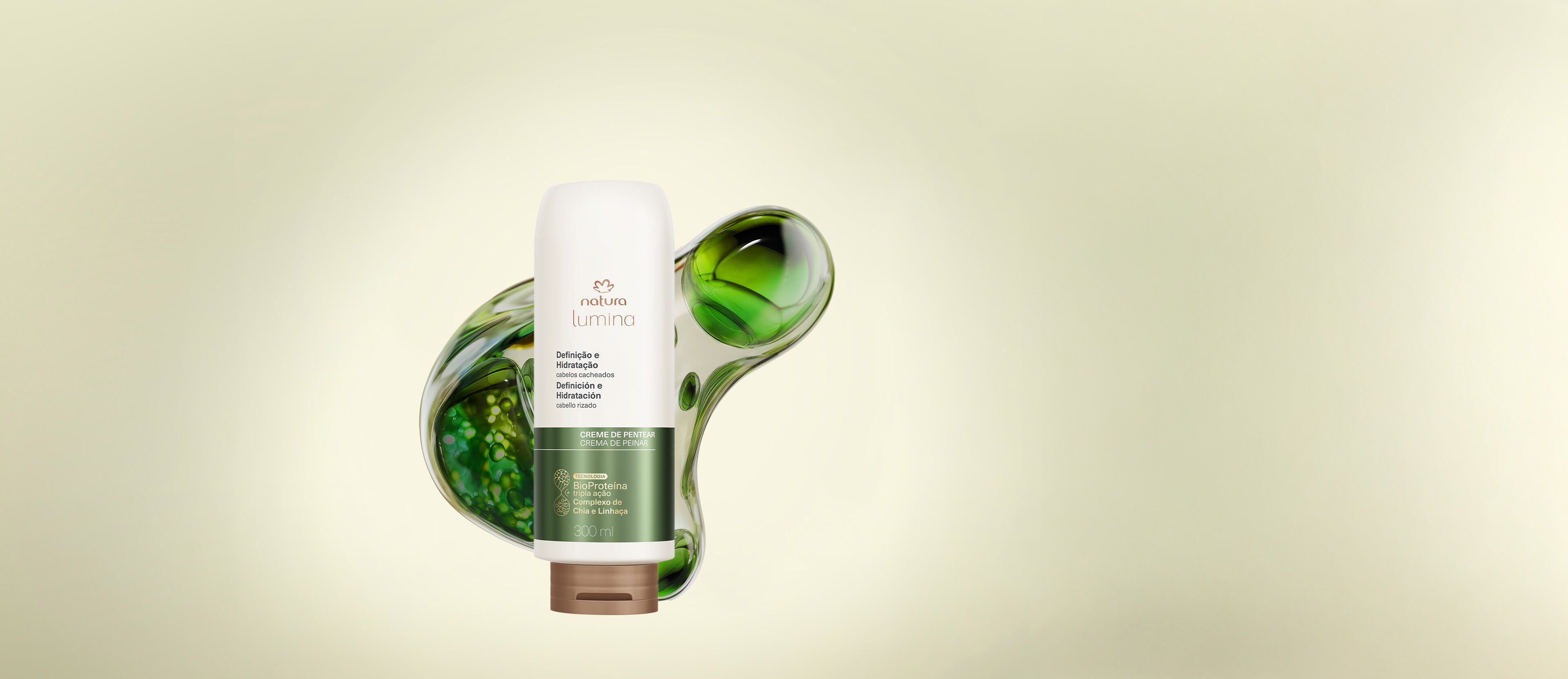 Lumina Crema para peinar modeladora definición e hidratación 300 ml