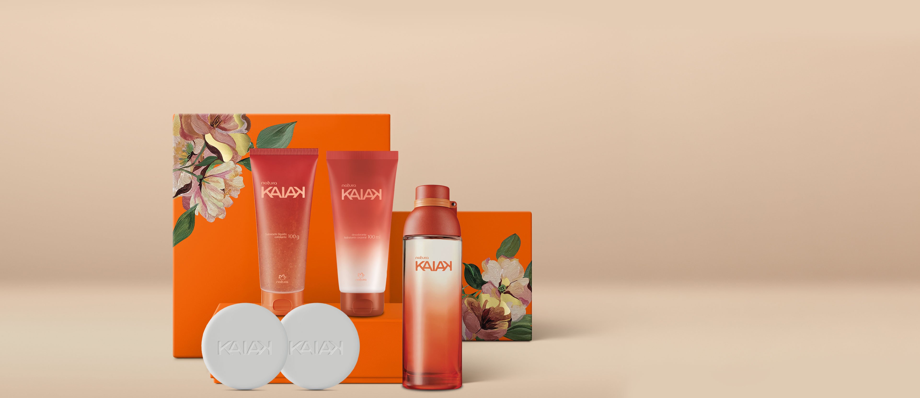 Regalo Madres Kaiak Clásico Femenino (1 EDT + 1 crema + 1 exfoliante + 2 jabones)