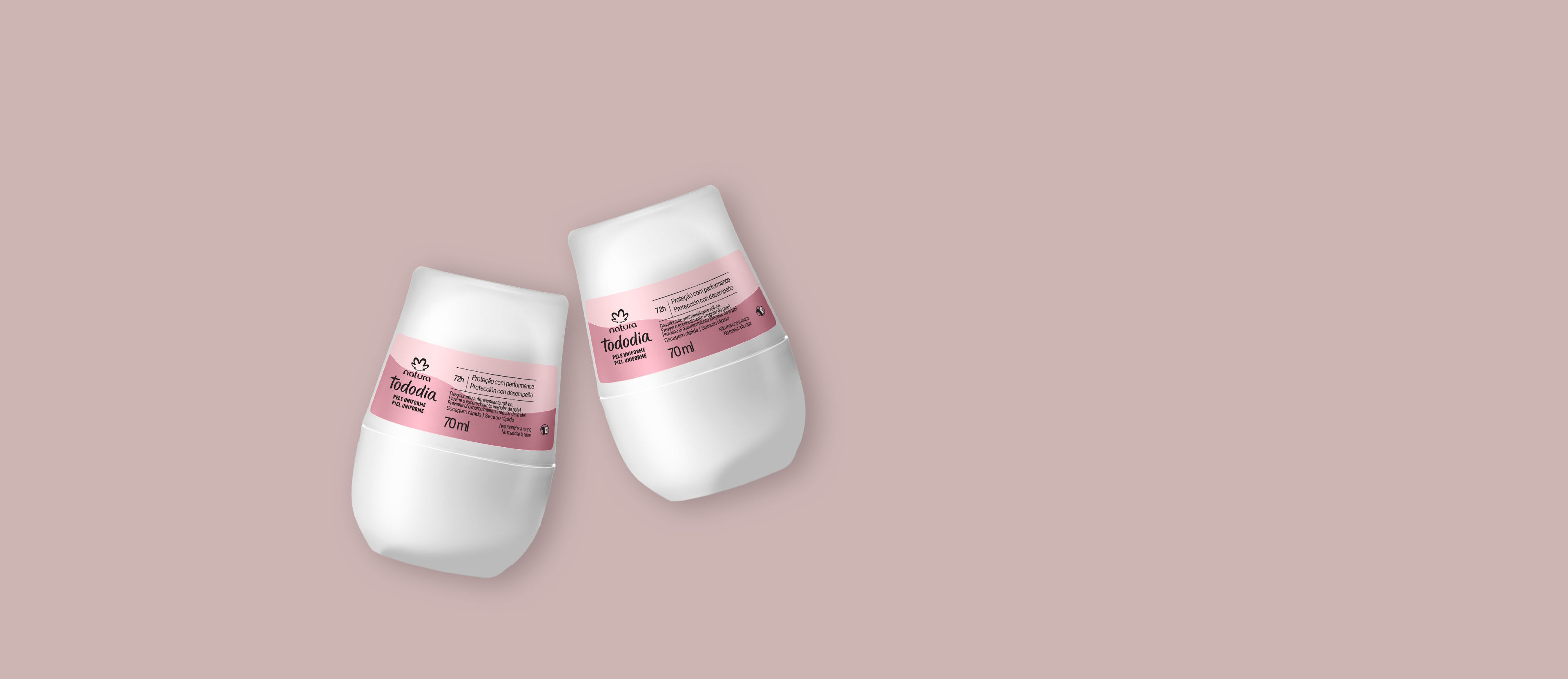 Kit Desodorante Roll-on Tododia Piel Uniforme (2 unidades)