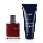 Kit Hidratante para Manos y Eau de Parfum Natura Homem Potence (2 productos)