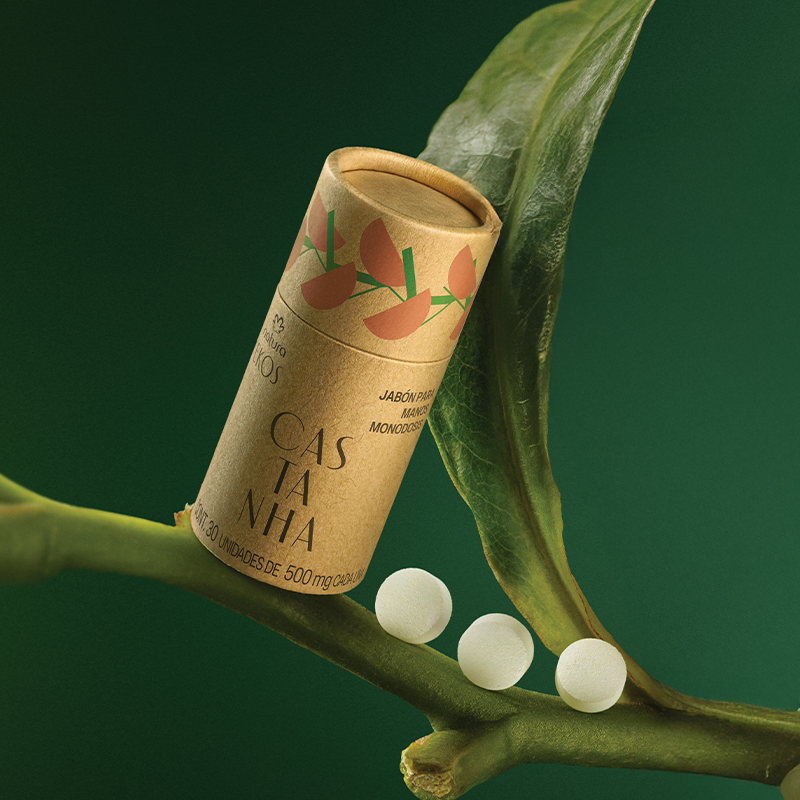 Ekos Jabones monodosis para manos castaña 30 unidades de 500 mg cada uno